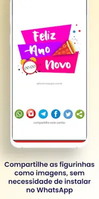 Figurinhas de Natal e Ano Novo android App screenshot 4