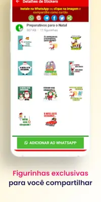 Figurinhas de Natal e Ano Novo android App screenshot 6