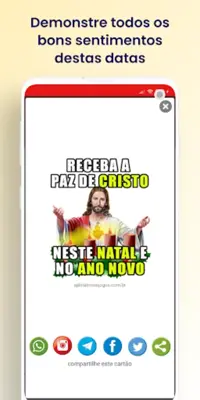 Figurinhas de Natal e Ano Novo android App screenshot 7